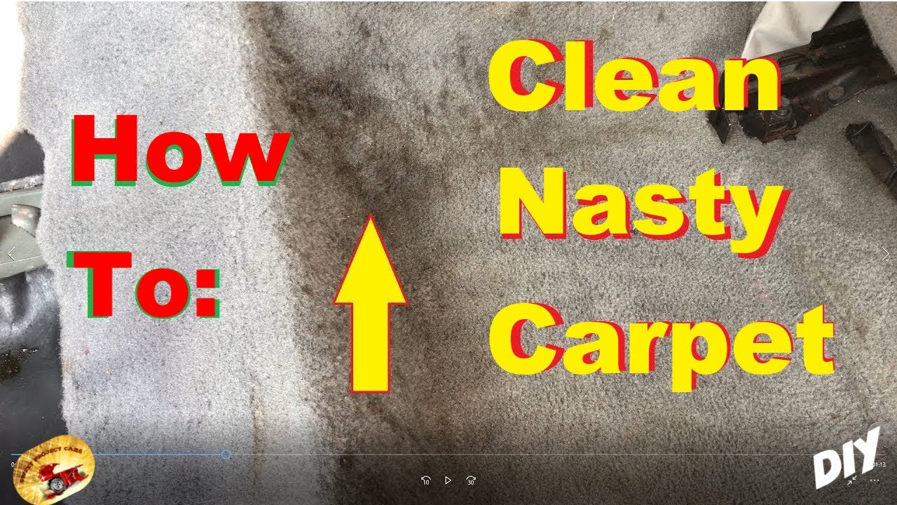 how to clean dirty carpet